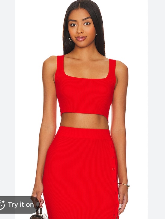 Lita by Ciara Dresses & Skirts - NWT LITA Ciara Sleeveless Ribbed Mini Dress in Fiery Red
